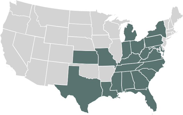 image of licensed states