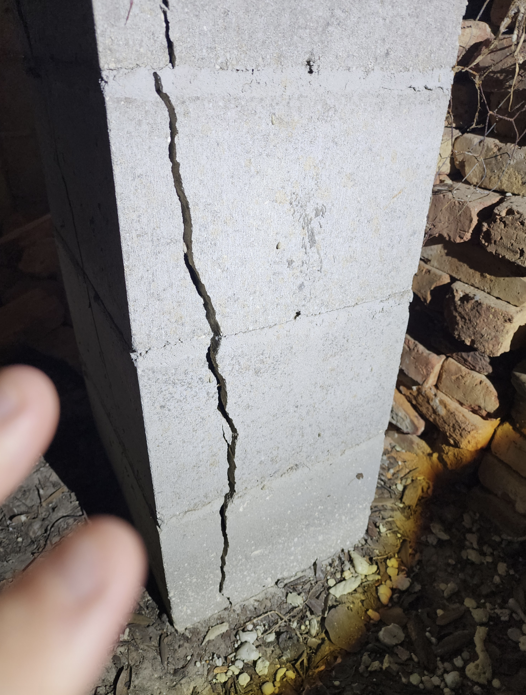 Structural pier condition inspection