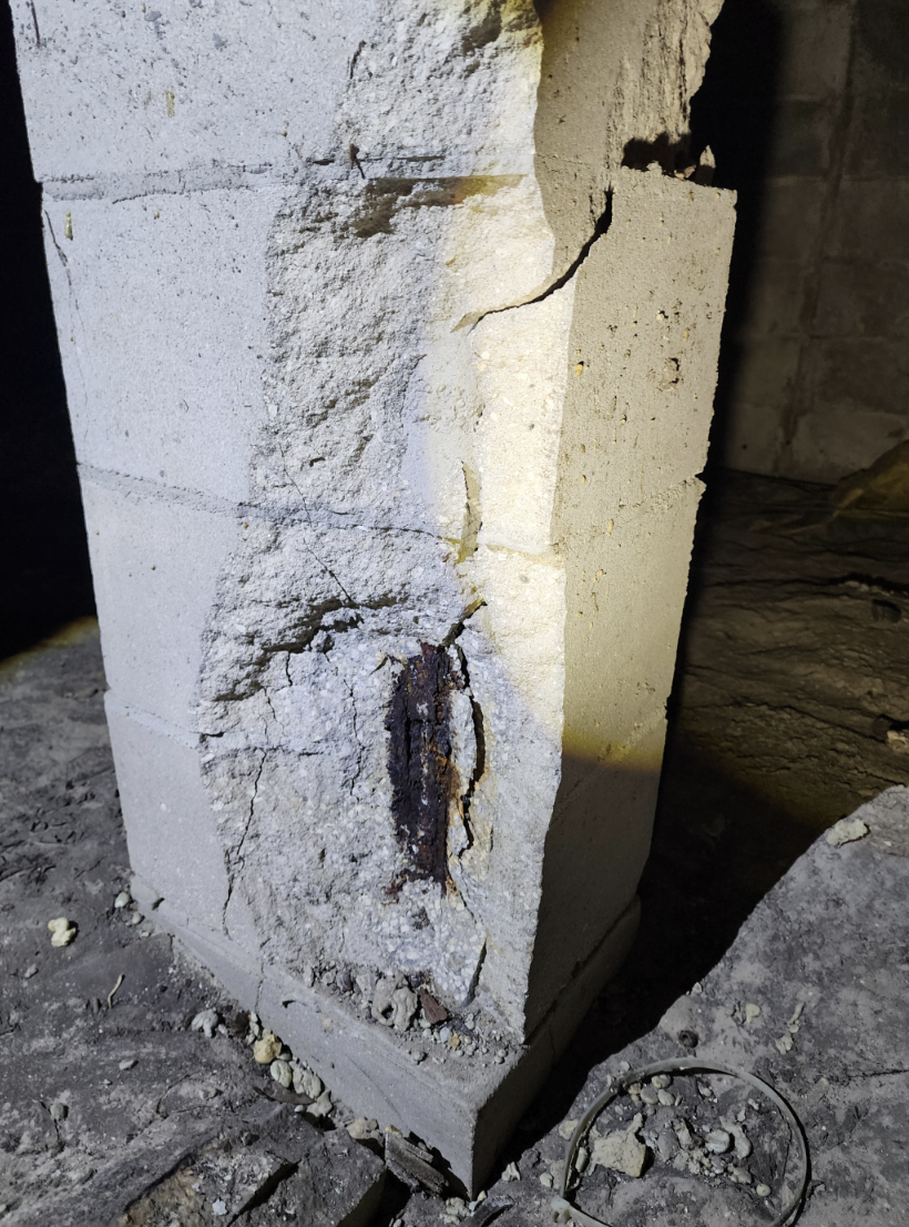 Foundation Pier Condition Inspection 5